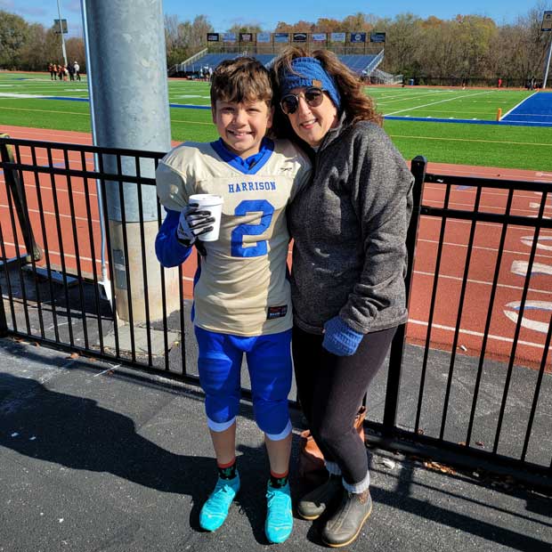 Amanda and her grandson, Dawson